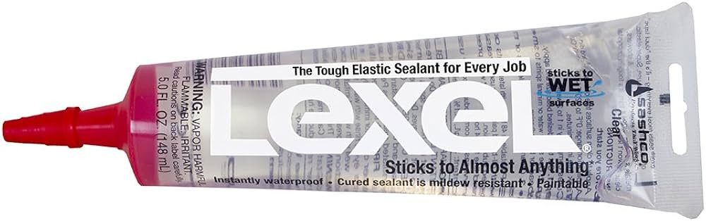 Sashco 13013-2 13013 5oz Sealants Clear Lexel Adhesive Caulk, 5-Ounce | Amazon (US)