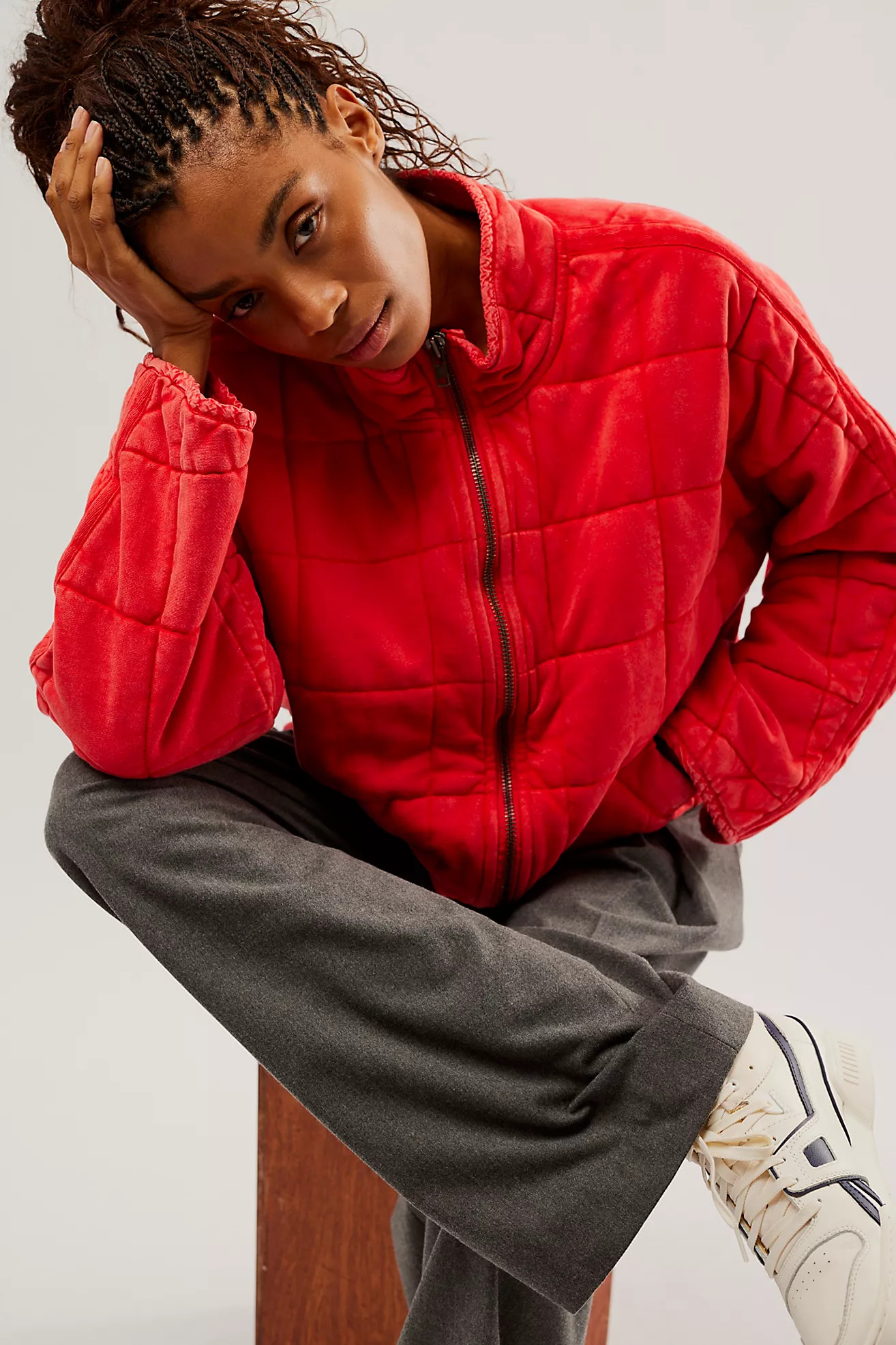 Dolman Quilted Knit Jacket | Free People (Global - UK&FR Excluded)