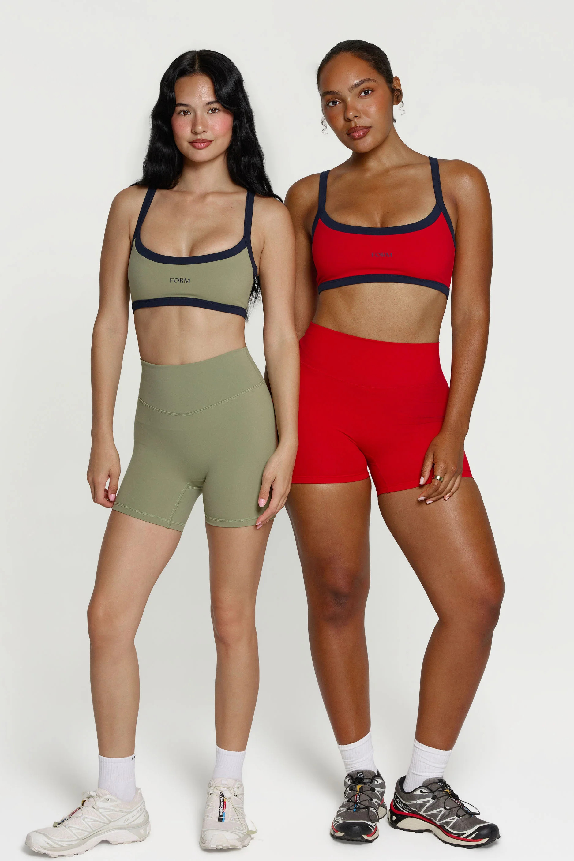 Reversible Impact Bra - Cherry/Matcha/Navy | FORM