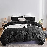 DuShow Queen Duvet Cover White,3 Pieces Seersucker Duvet Cover Set,Soft Breathable Textured Beddi... | Amazon (US)