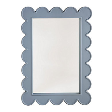 Hayli Scallop Mirror with Raised Lip Frame & Hand Finished Design | Ballard Designs, Inc.