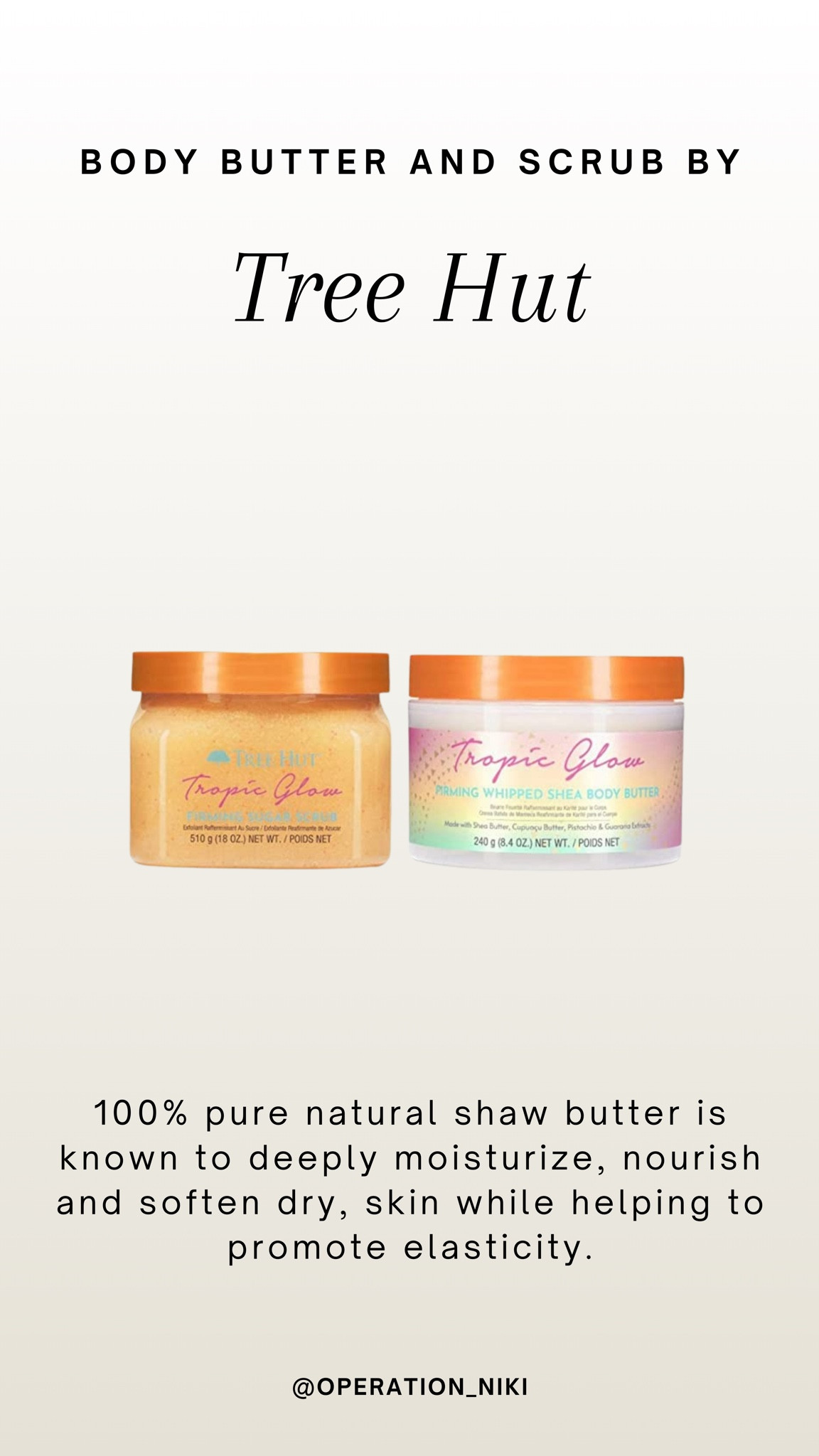 #TreeHutPartner 100% pure natural shaw butter is known to deeply moisturize, nourish and soften dry, skin while helping to promote elasticity. 🛀🏾🧽

Follow for more @OPERATION_NIKI on IG, TikTok, & Facebook

sahm, mom essentials, bathroom clean, home appliances, life hack, work from home, cleaning products, home, cleaning inspo, kitchen ideas, summer outfit, summer vacation, travel outfit, summer dress, wedding guest dress, stay at home mom, deep clean, toilet cleaner, kids routine

#TreeHut #SelfCare #hygiene #showertok #showerroutine #skincare #beautytips #clean #CleanTok

#LTKHome #LTKFindsUnder50 #LTKBacktoSchool