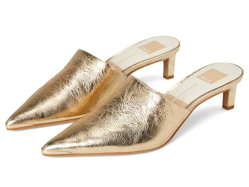 Dolce Vita Women's, Lexy Gold Distressed Leather, 9.5, Medium | Amazon (US)
