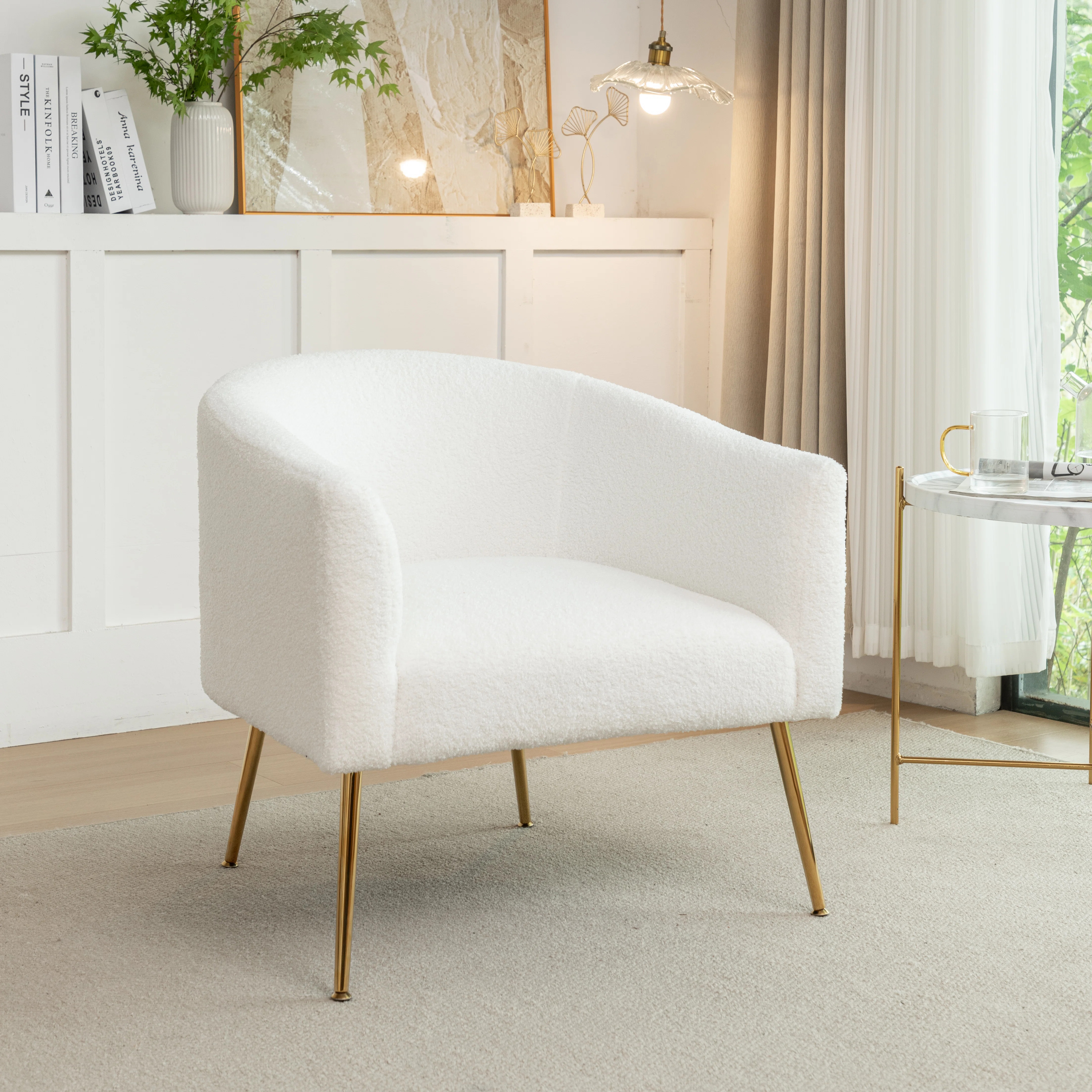 Chynia Upholstered Barrel Chair | Wayfair North America