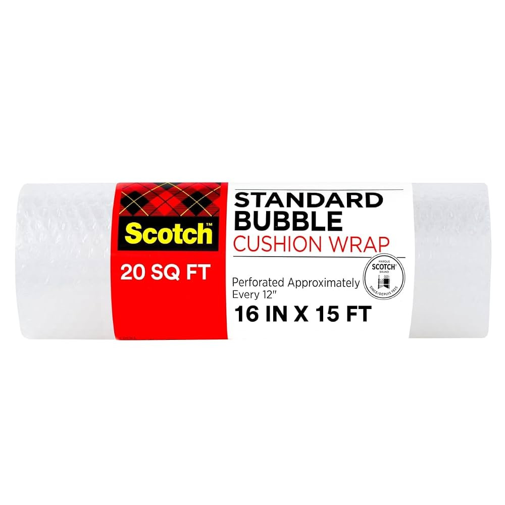 Scotch Cushion Wrap, 16 in x 15 ft., 1 Roll/Pack (7924) | Amazon (US)