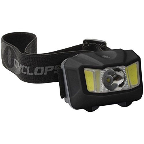 Cyclops HL250 Conductive Touch Headlamp | Tactical Durable Lightweight Compact Adjustable Headband 3 Light Modes Bright 3 Color LED 250 Lumen Head Flashlight | AAA Batteries Included | Amazon (US)
