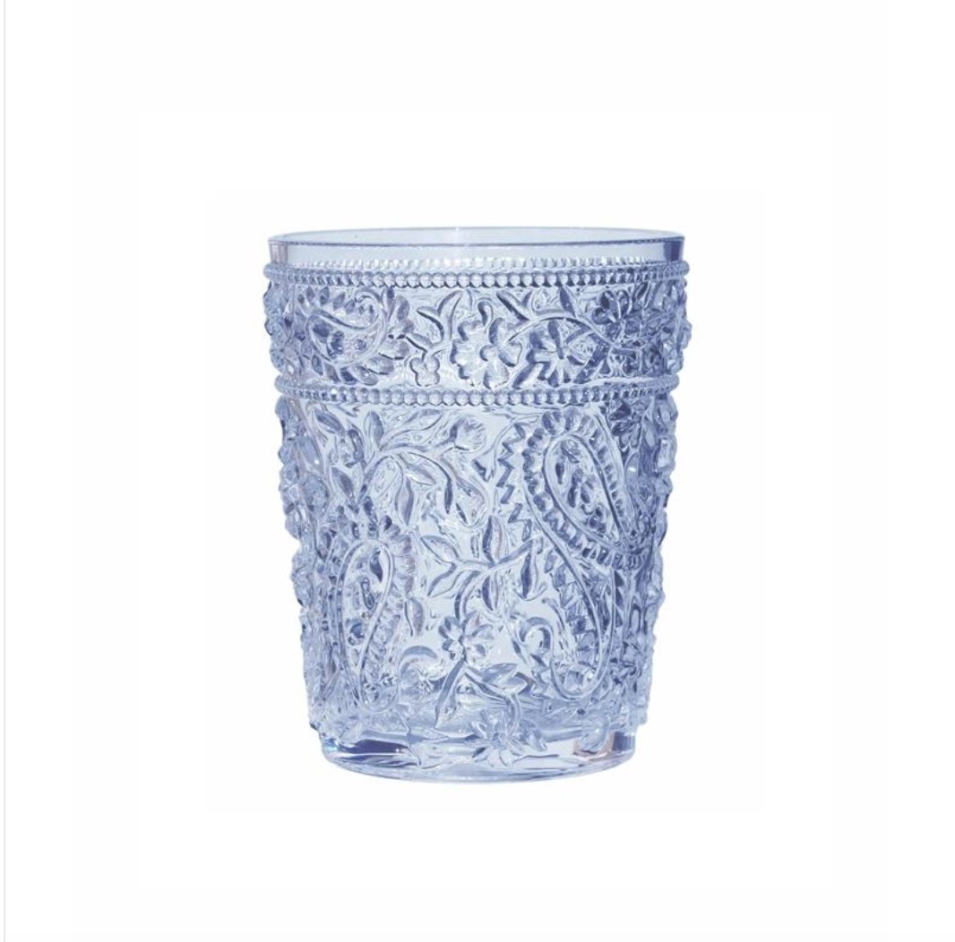 BLUE PAISLEY SHATTERPROOF TUMBLER | Cooper at Home