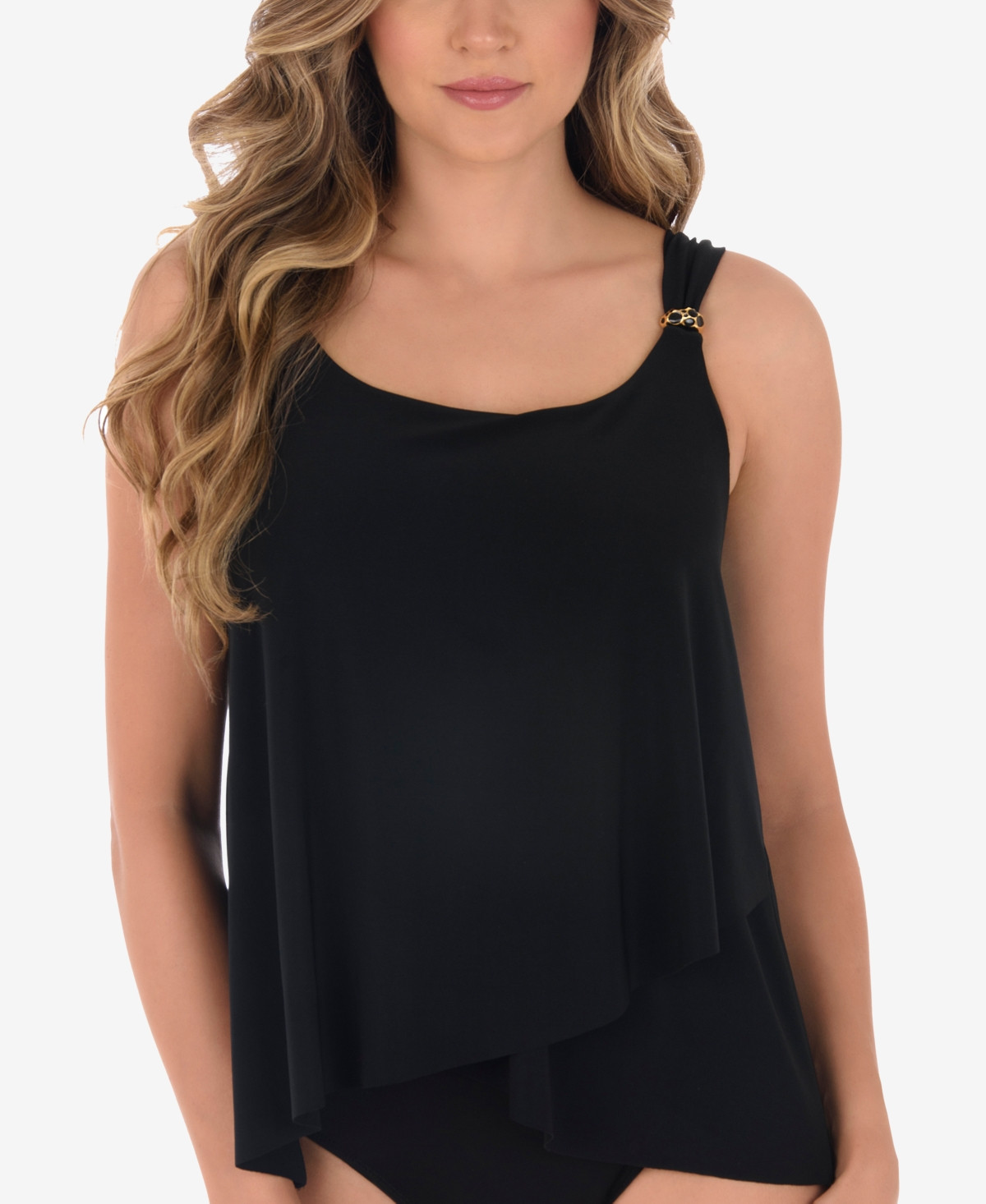 Miraclesuit Razzle Dazzle Underwire Tankini Top Women's Swimsuit | Macys (US)