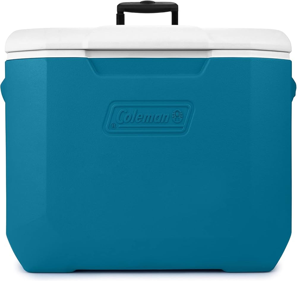 Coleman Chiller Series 60qt Wheeled Portable Cooler, Insulated Hard Cooler with Ice Retention & H... | Amazon (US)