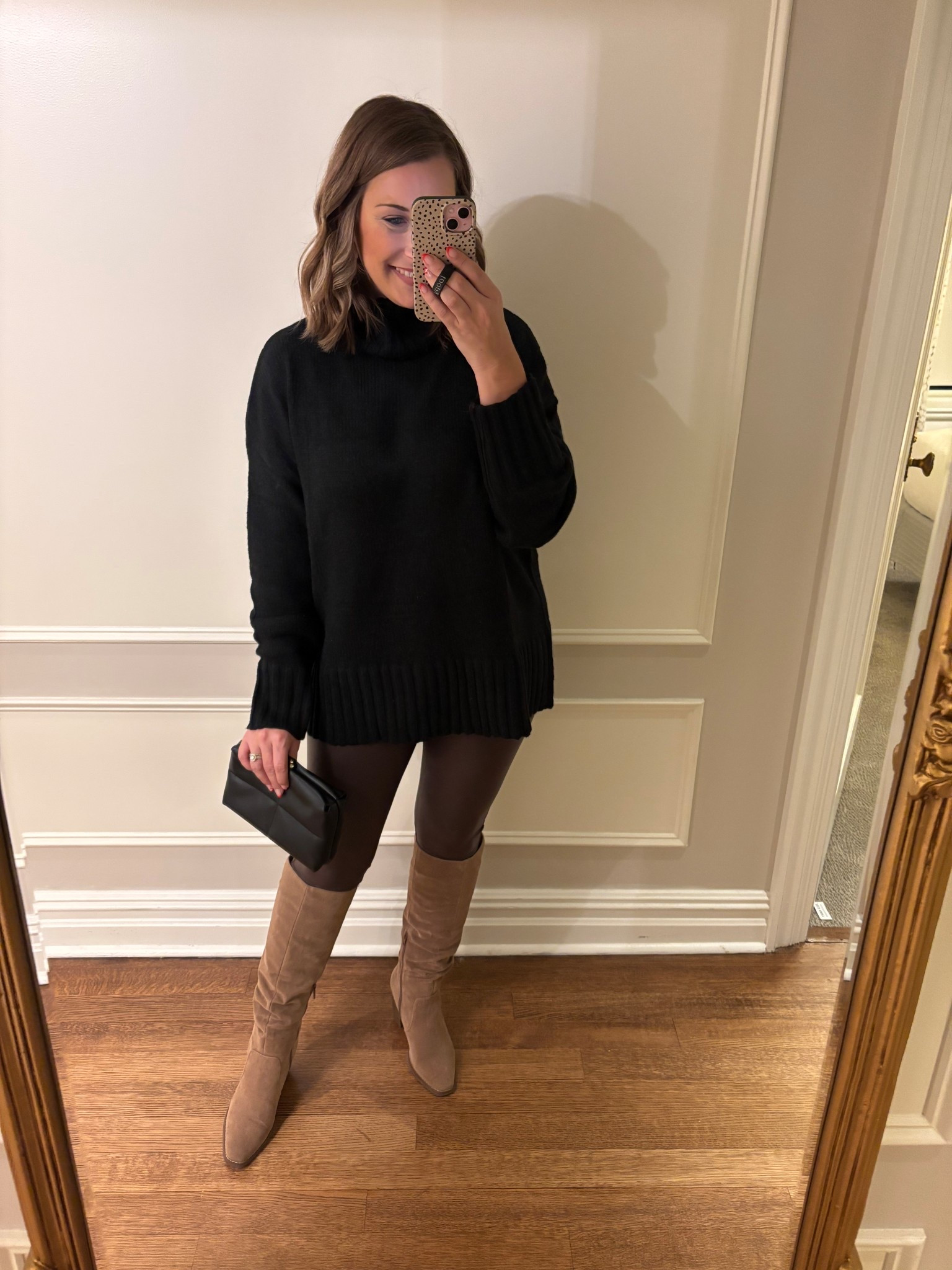 This color combo! & my favorite boots ever 👏🏼👏🏼

TTS- medium 

#LTKMidsize #LTKootd #LTKHoliday