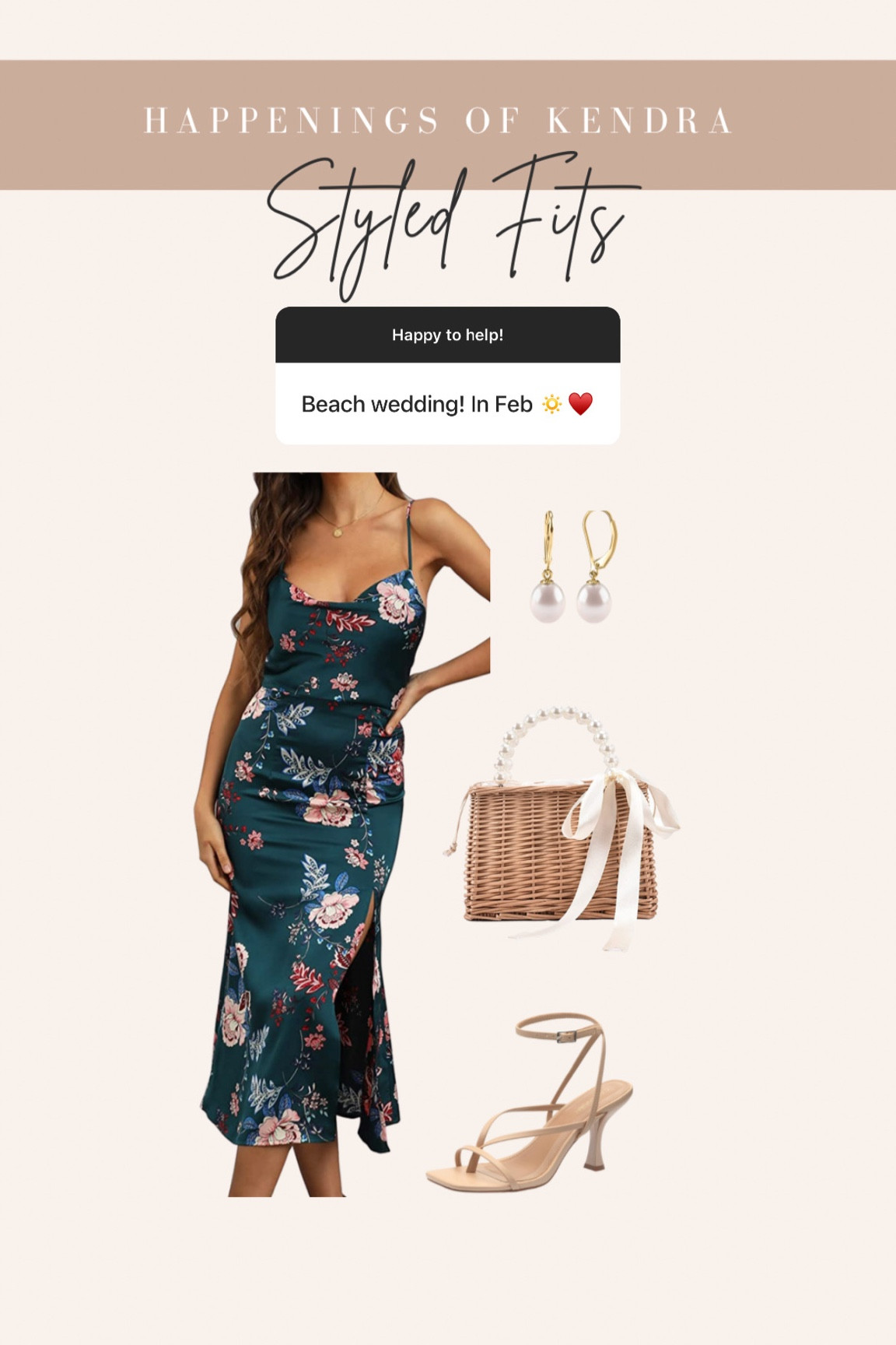 Beach Wedding Guest Styled Outfit 

#LTKunder50 #LTKstyletip #LTKwedding