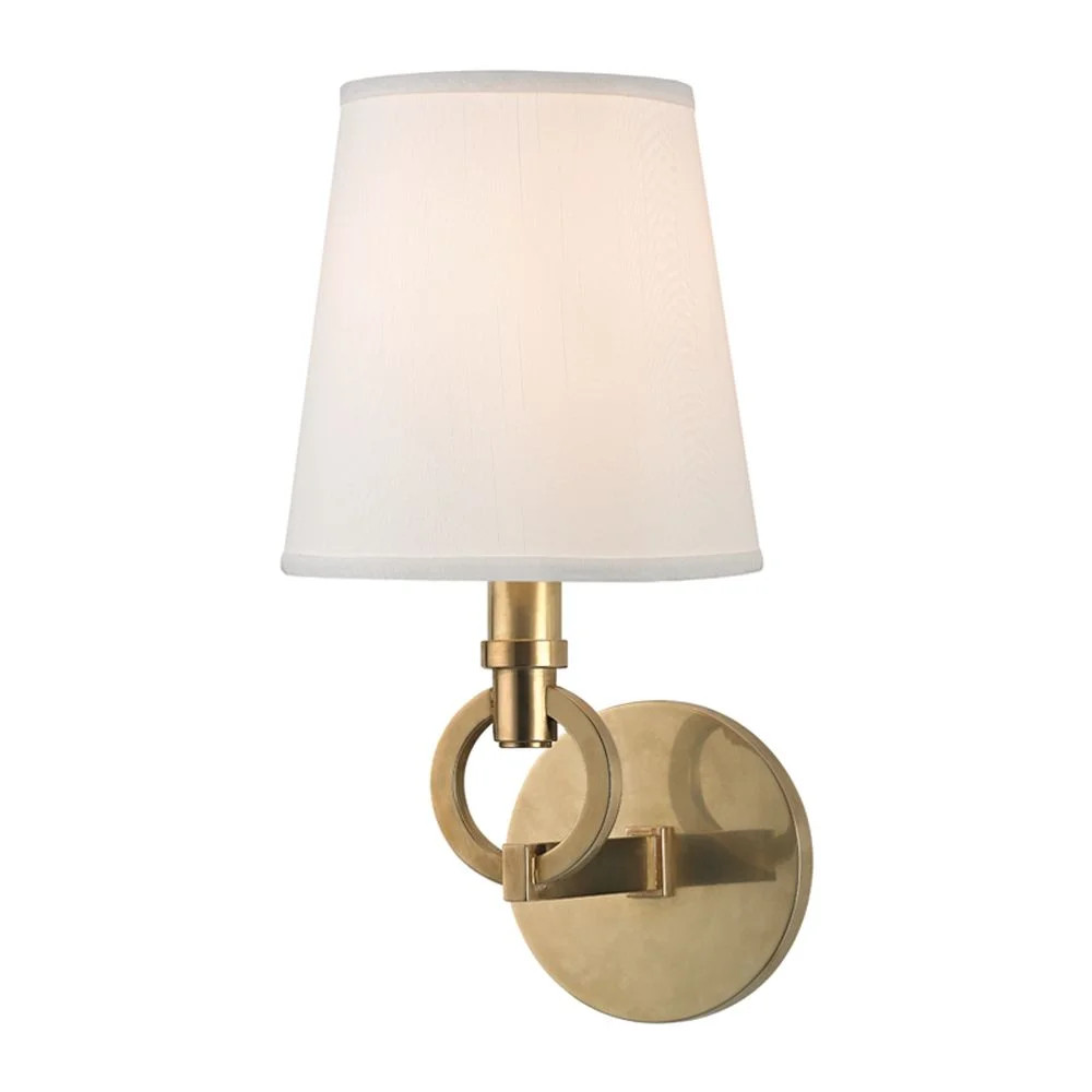 Hudson Valley Lighting - Malibu - One Light Wall Sconce-Aged Brass Finish | Walmart (US)