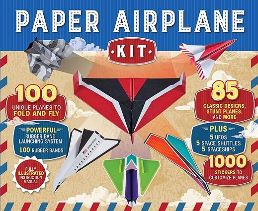 Paper Airplane Kit      Hardcover – August 15, 2016 | Amazon (US)