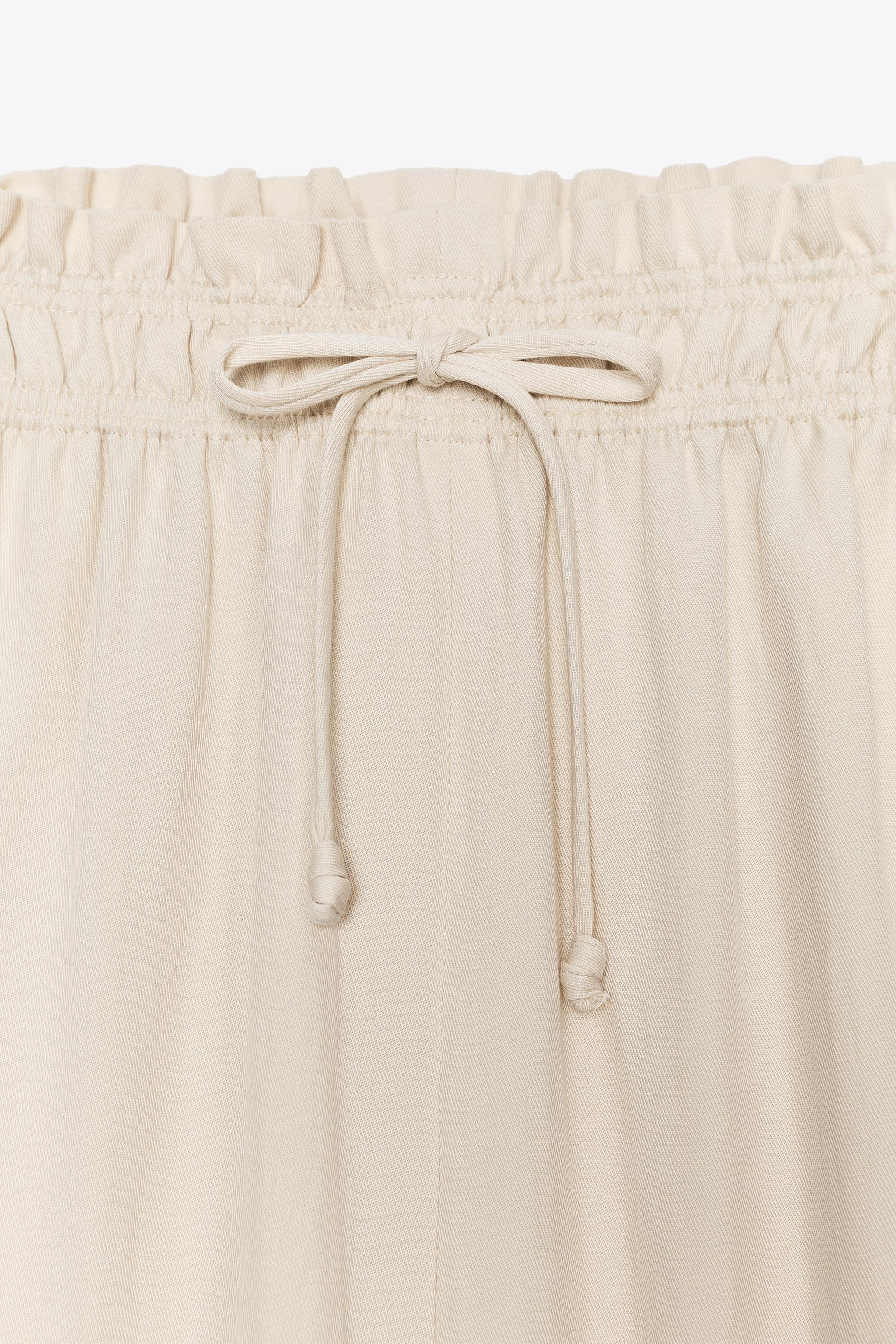 ZW COLLECTION FLOWY PAJAMA PANTS | Zara US