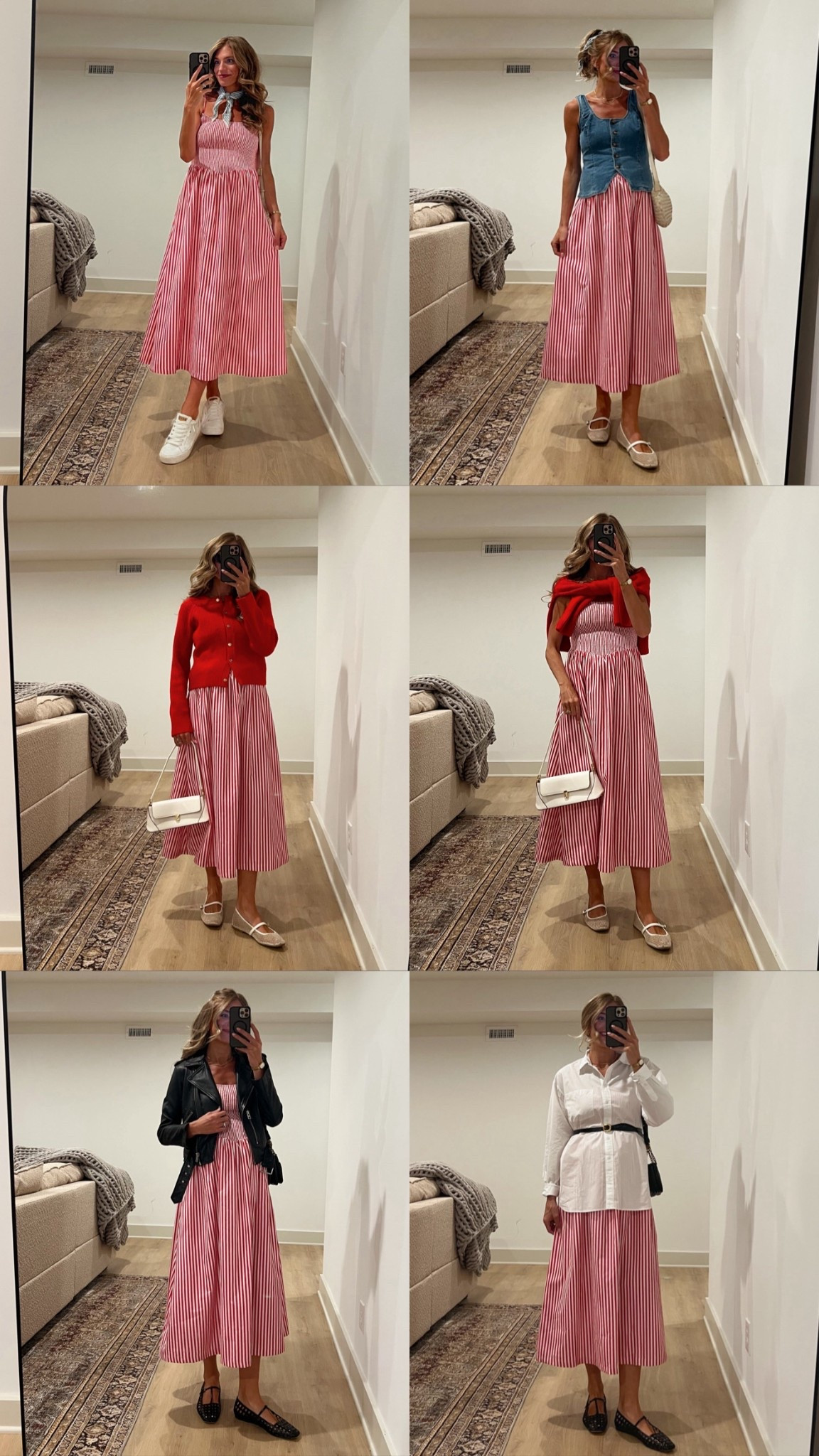 One dress, 6 outfits. The perfect dress to pack for Europe with endless ways to style for different occasions!

Dress: small tall (didn’t need to size up for pregnancy)
Cardigan: small
Leather jacket: medium
White button-down: medium (sized up for an oversized fit)

Use code ASHLEYB20 for 20% off the sneakers. I wore them all around Europe last year!

#LTKTravel #LTKBump #LTKTall