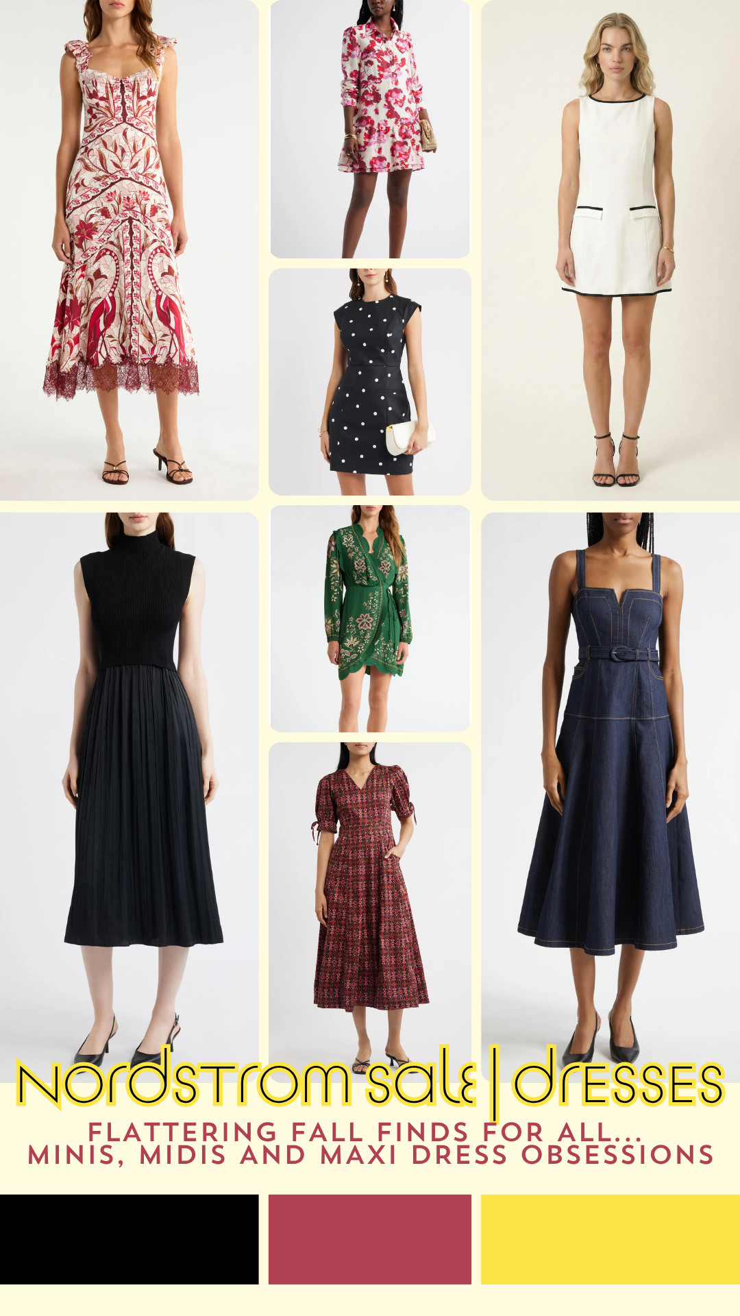 Fall dresses are already catching my eye! 🍂 Whether you're looking for a cute mini, an easy everyday midi, or a dress for your next event, these Nordstrom Sale picks are too good to pass up. 

 #LTKootd #LTKSeasonal #LTKSaleAlert