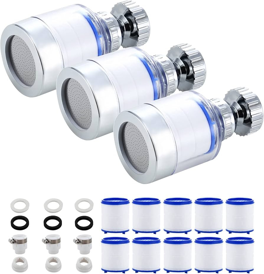 YOTAN Sink Filter Water Faucet, Universal 360 ° Rotating Bathroom Sink Filter, Kitchen Faucet Wa... | Amazon (US)