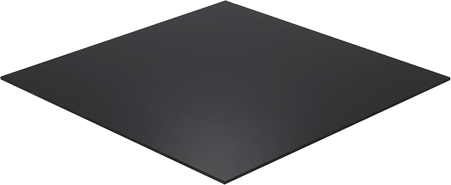 Falken Design Acrylic Plexiglass Sheet, Black, 24" x 36" x 1/8" | Amazon (US)