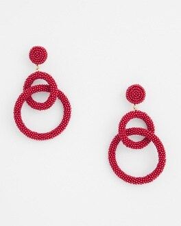 No Droop™ Red Sead Bead Earrings | Chico's