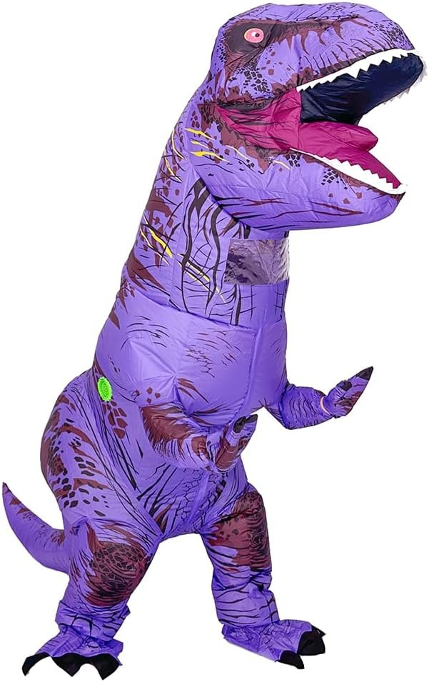 Dinosaur Costume for Adult, Infltable T-rex Costume for Adult, Halloween Party Cosplay Costume Ou... | Amazon (US)