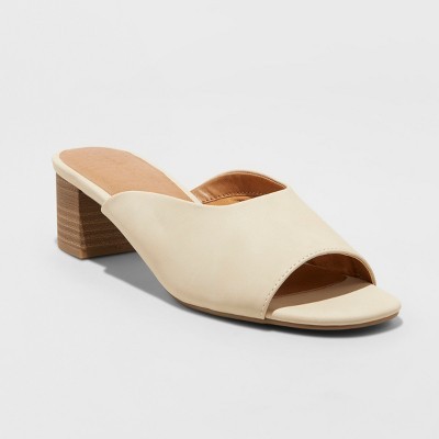 Women's Rosalynn Block Heeled Mule - A New Day™ | Target