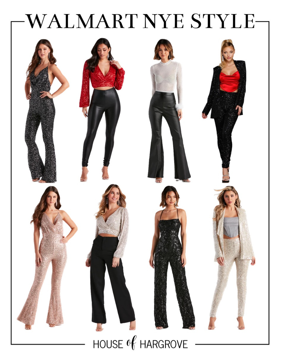 NYE style under $100! 

NYE style, outfit ideas, all black outfit, sequins, sparkle, glamour, sequin blazer, sequin pants, jumper, Windsor 

#LTKunder100 #LTKFind #LTKstyletip