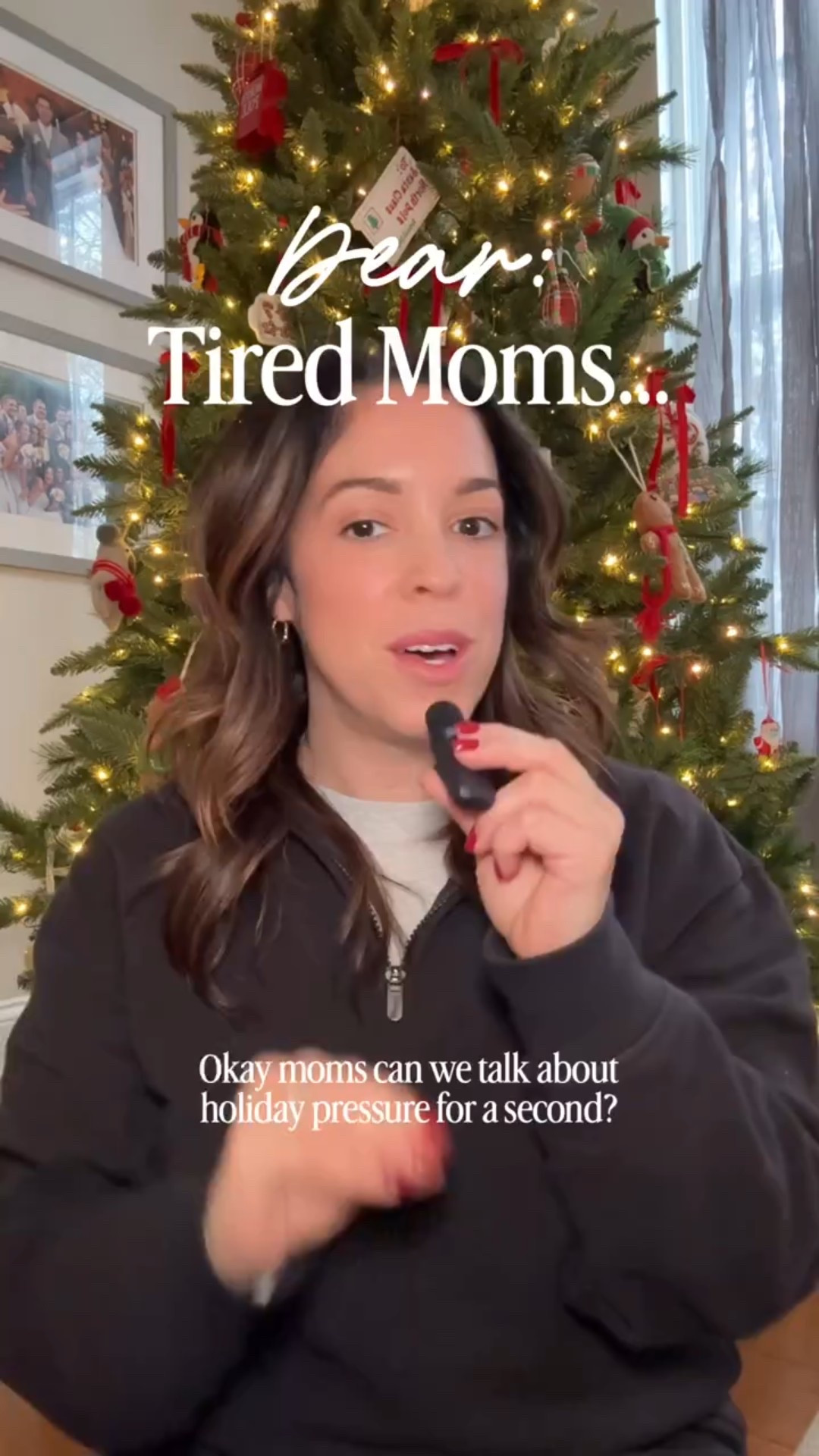Dear: Tired Moms ⬇️

I caught myself getting stressed over alllll the holiday things this week… and I had to pause and give myself a little pep talk. So I wrote down my thoughts and decided to share them. Maybe you need to hear this too. ♥️

This holiday season…
❌ You don’t have to overdo it.
❌ You don’t have to make it Pinterest-perfect.
❌ You don’t have to carry pressure that was never meant for you.

The magic is in the moments — even the easy ones, the messy ones, the simple ones. ✨

So do what’s manageable for you, and enjoy every minute of it. Your best is enough! And your kids don’t care. 😘

Linking my favorite “low lift” holiday traditions here! 

#LTKGiftGuide #LTKmomlife #LTKHoliday
