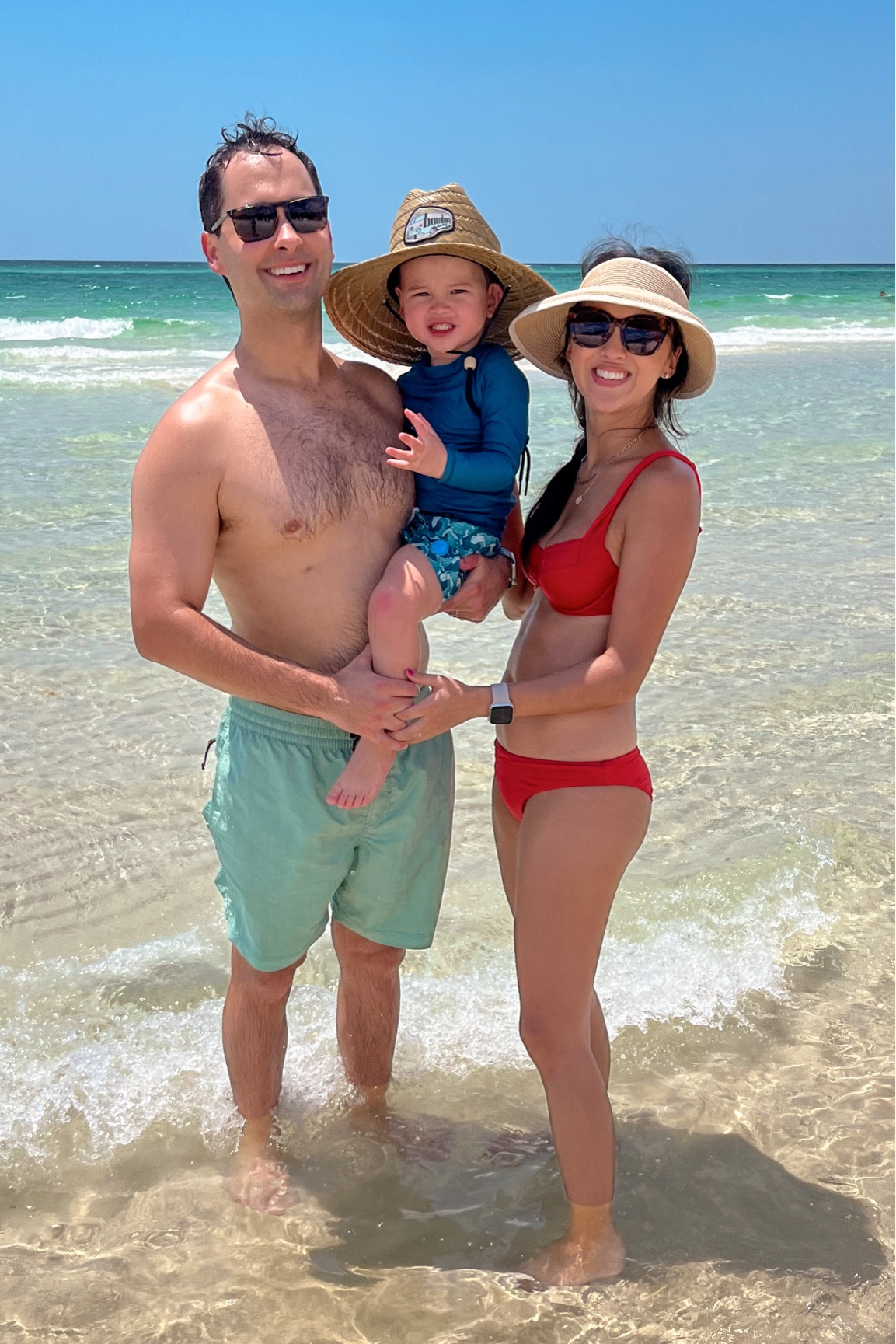 Not me buying a red bikini so I could be easily found 😅

#LTKSwim