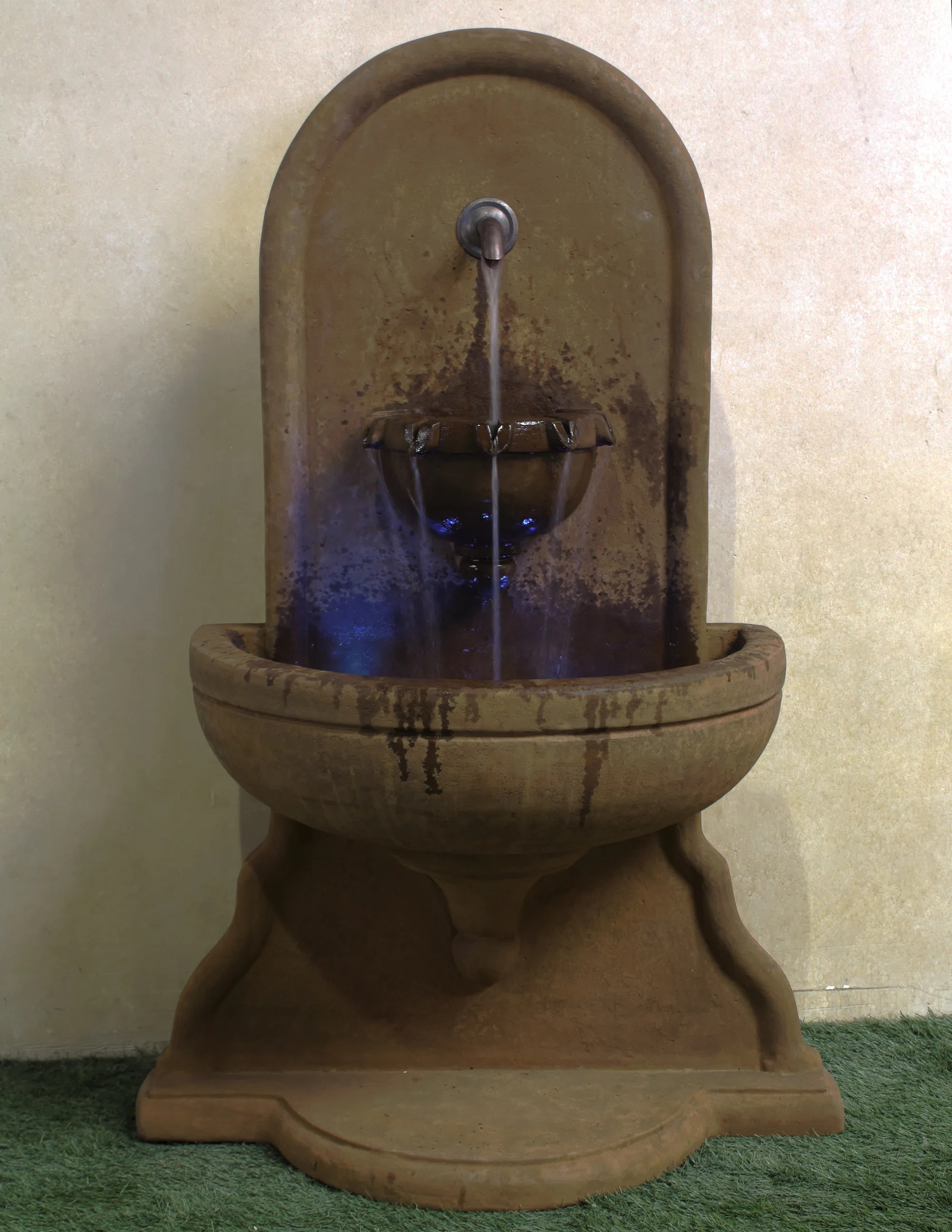 Absolute Hand Crafted Weather Resistant Wall Base Fountain | Wayfair North America