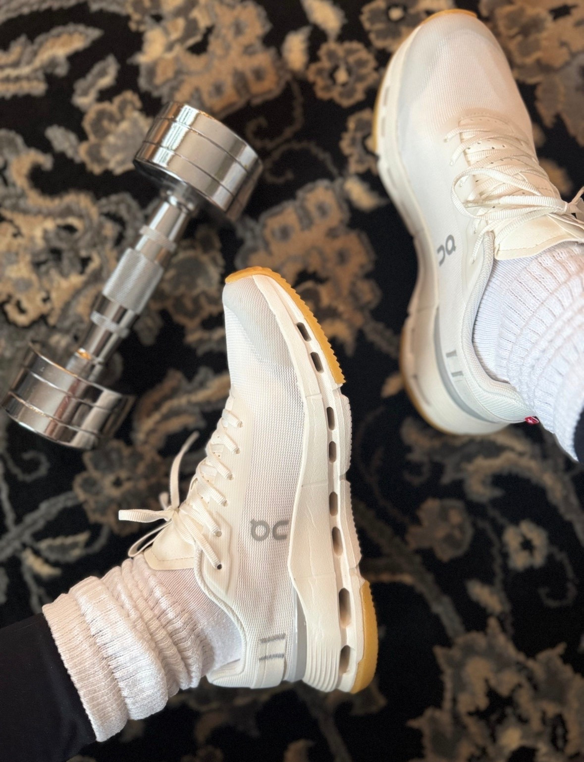 My favorite workout sneakers from On 🤍 these are so perfect for lifting weights and lower intensity workouts 

Workout sneakers | white sneakers | ootd | workout gear | womens workout clothes | gym sneakers | womens fitness 

#LTKootd #LTKActive #LTKdayinmylife