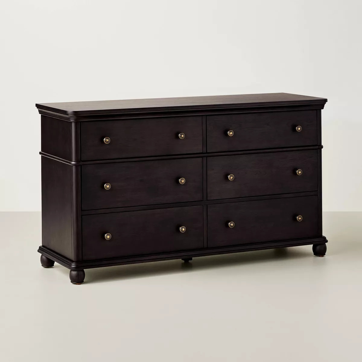 Traditional Wooden 6-Drawer Horizontal Dresser - Hearth & Hand™ with Magnolia Furniture | Target