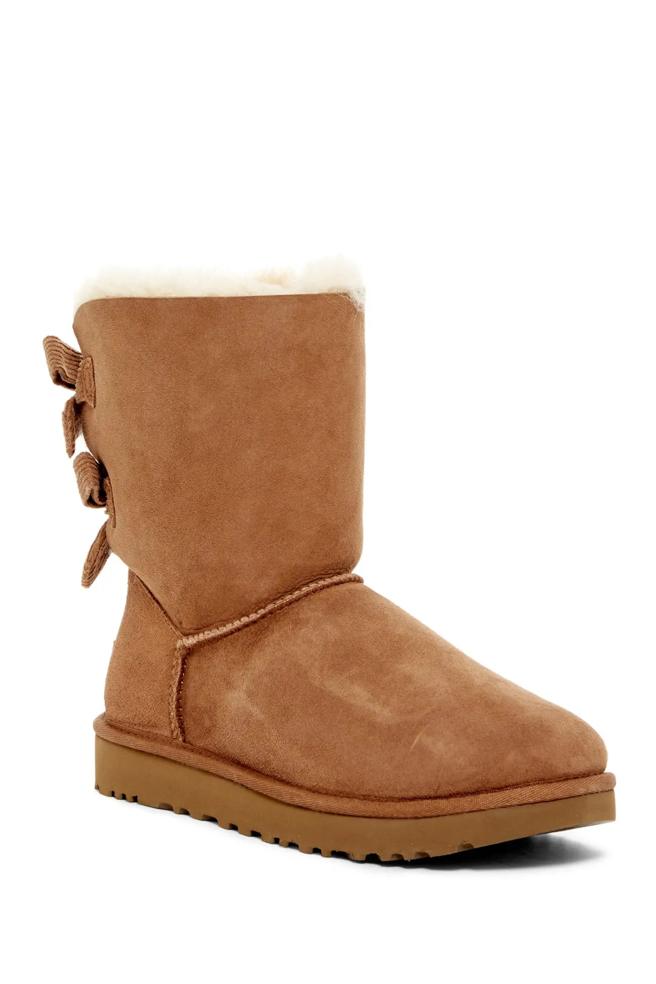 UGG | Bailey Twinface Genuine Shearling &  Bow Corduroy Boot | Nordstrom Rack | Nordstrom Rack