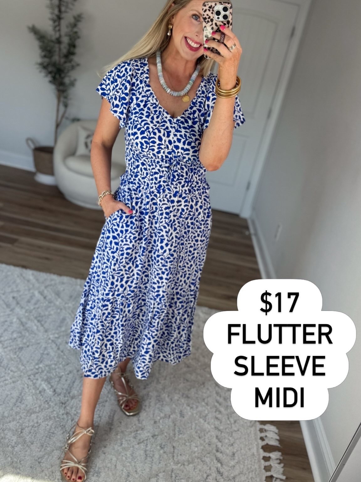 Walmart flutter sleeve midi dress on sale

#LTKSaleAlert