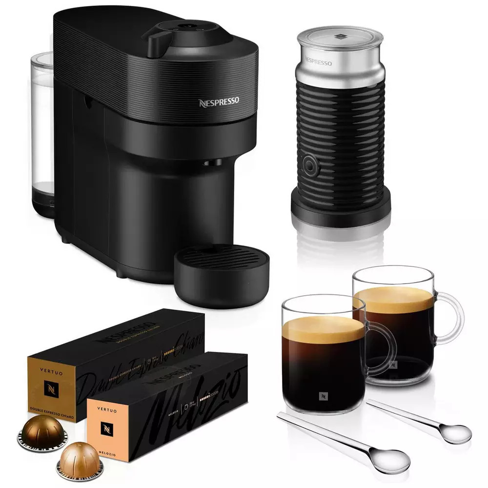 Buy Nespresso Vertuo Pop Barista Bundle De'Longhi Coffee Machine | Coffee machines | Argos | argos.co.uk