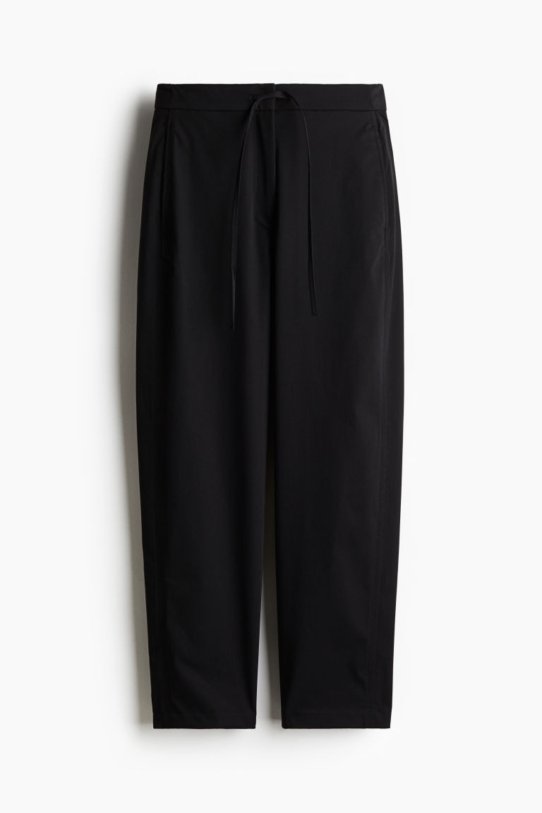 Ankle-Length Barrel-Leg Pants | H&M (US + CA)
