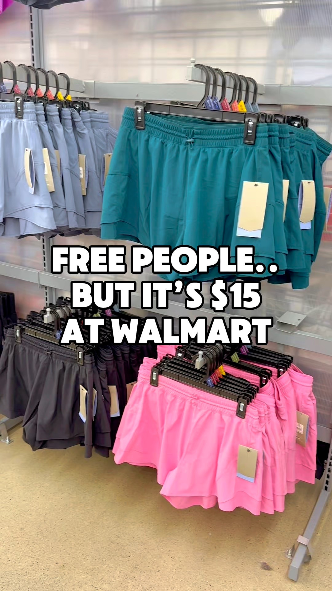 These running shorts look just like the Free People style everyone loves — but they’re only $15 at Walmart. 🙌
They have a built-in liner, come in multiple colors, and have excellent reviews. Super flattering, comfy, and perfect for everyday wear or workouts.

I’m wearing a size medium and they run true to size.
An easy, budget-friendly staple you’ll reach for nonstop.

#LTKSaleAlert #LTKOver40 #LTKActive