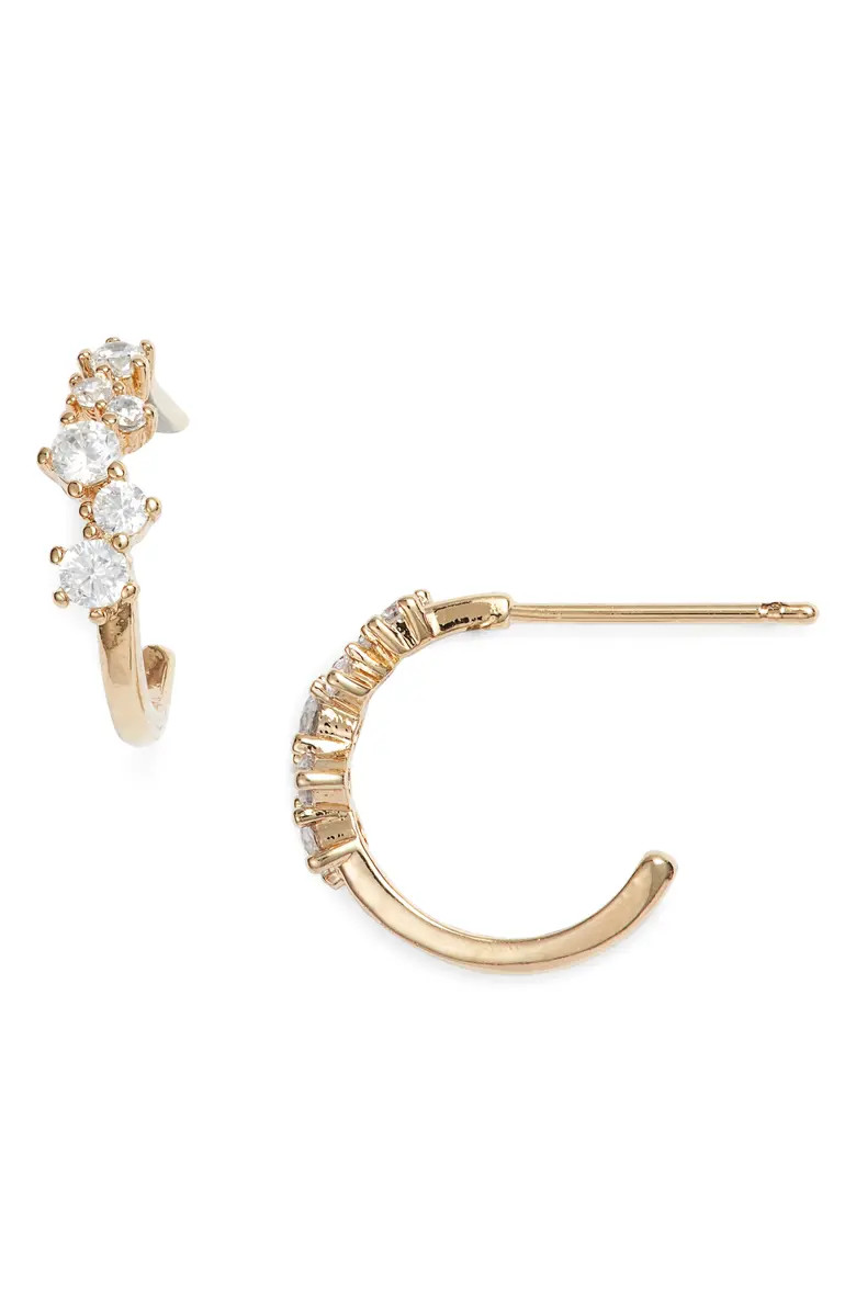 Constellation Cubic Zirconia Huggie Hoop Earrings | Nordstrom