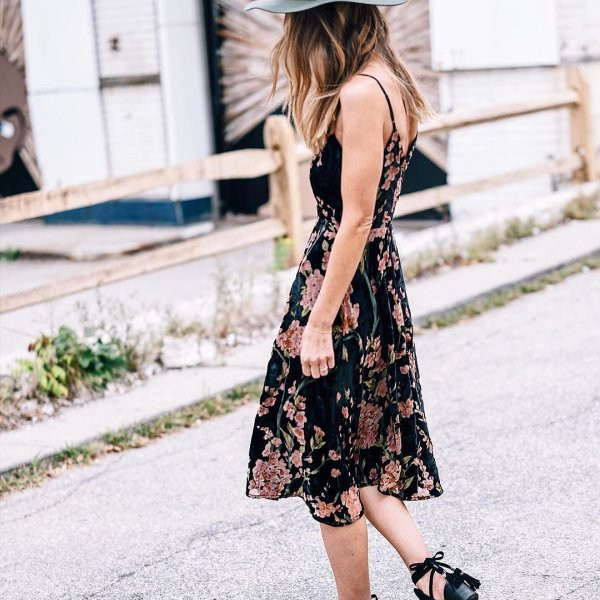 Floral Burnout Slip Dress | Anthropologie (US)