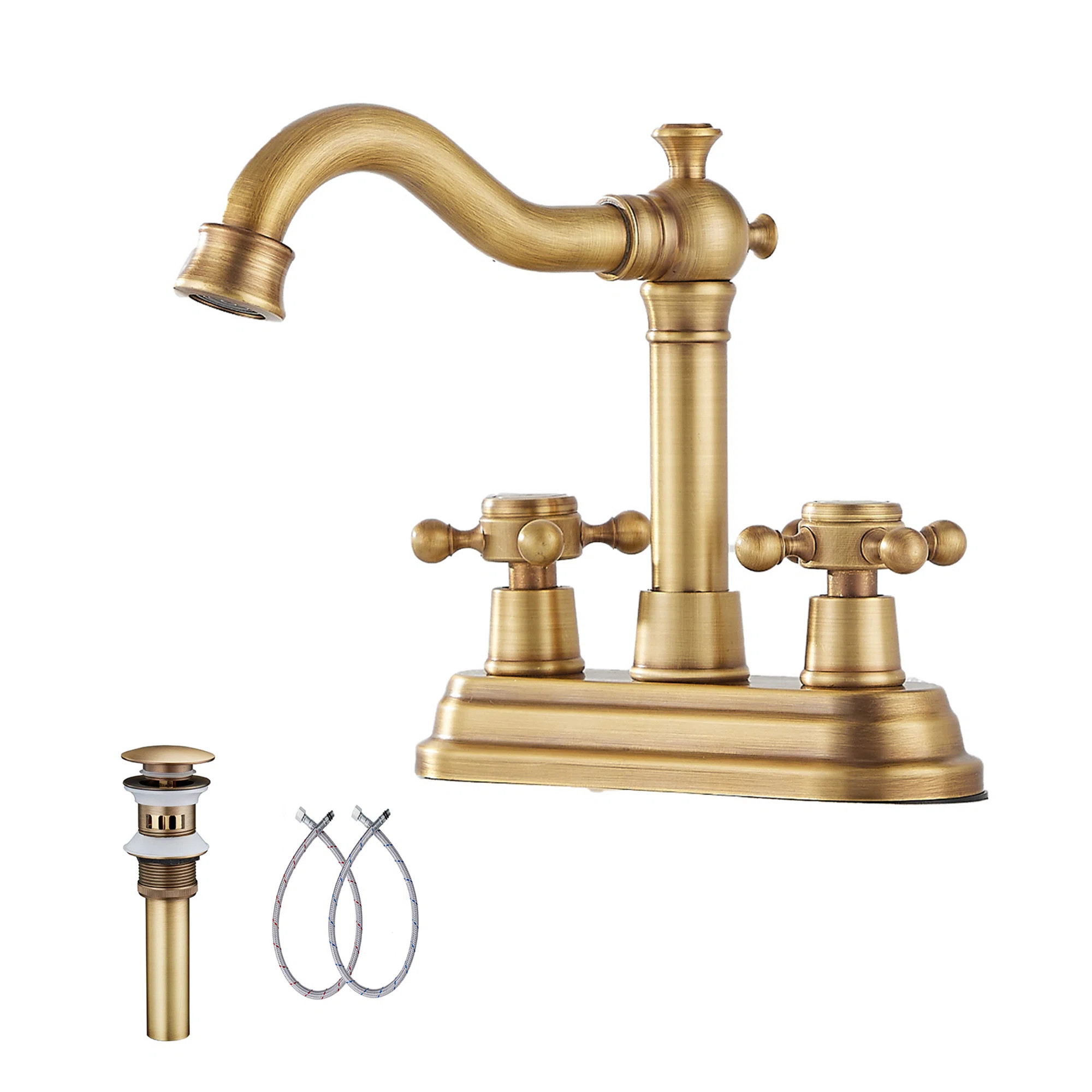 Centerset 2-handle Bathroom Faucet with Drain Assembly 26388-ATI | Wayfair North America