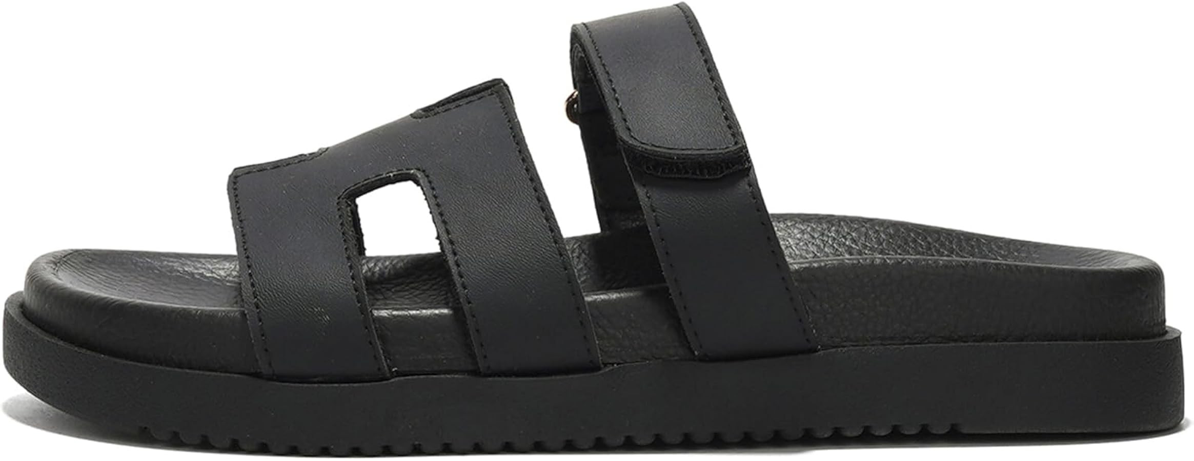 Project Cloud 100% Genuine Leather Womens Sandals - Memory Foam Slip on Sandals Women Footwear - ... | Amazon (US)