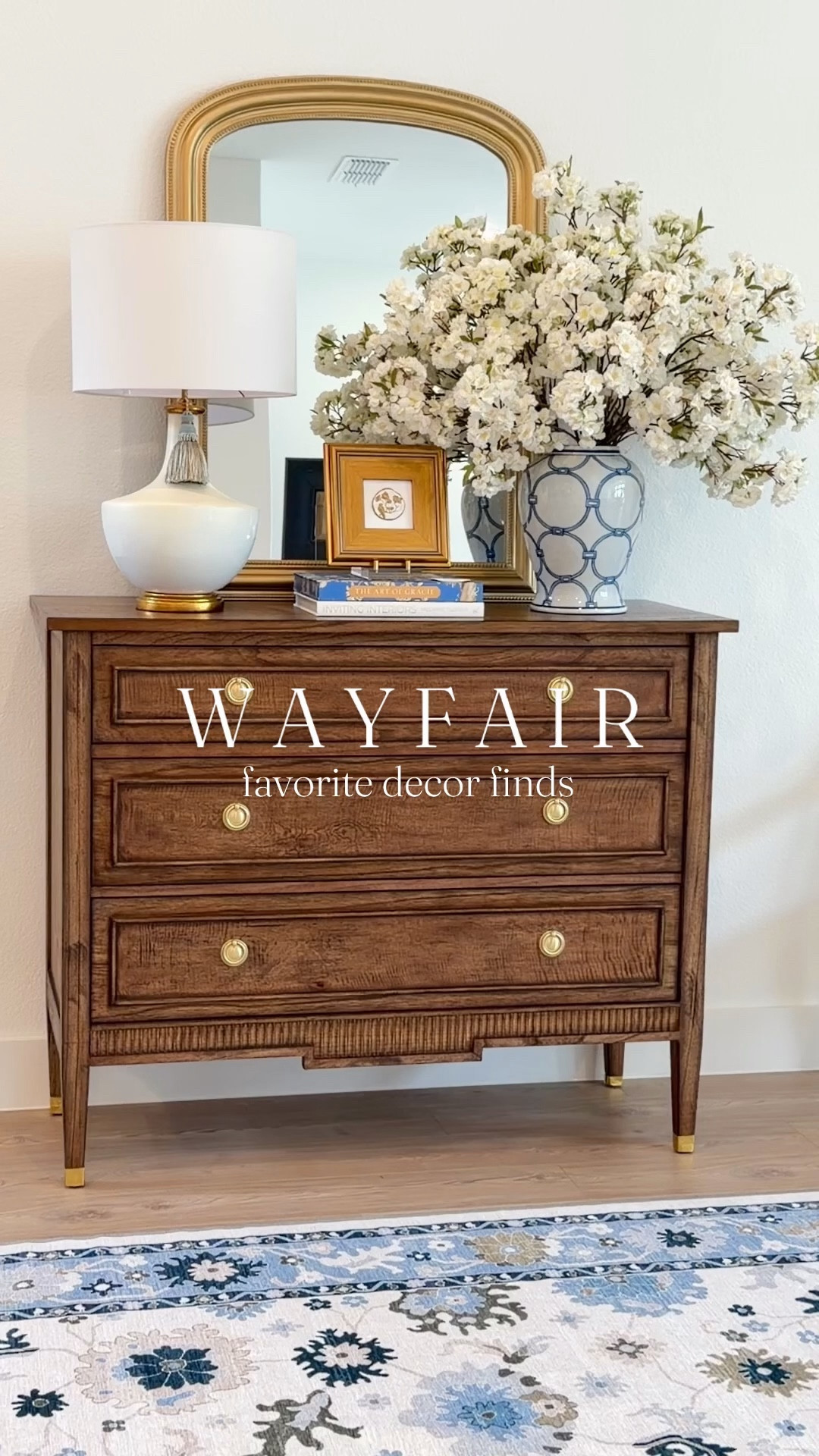 Layering in all the pretty @wayfair finds for spring! 🌸 From vases and florals to lamps, tableware, and rugs — these pieces make every space look perfectly layered and effortlessly beautiful! #ad #Wayfairpartner #Wayfair 

#springdecor #spring #entrydecor #homedecor #decor #bedroom #traditional #classic #curated #gingerjar #blueandwhite #easterdecor #eastertable cabbage plates #cabbageplates #homedesign #entryway #homeoffice #lamps #floralarrangement #diningroom #kitchen spring decor Easter 

#LTKSaleAlert #LTKSeasonal #LTKHome