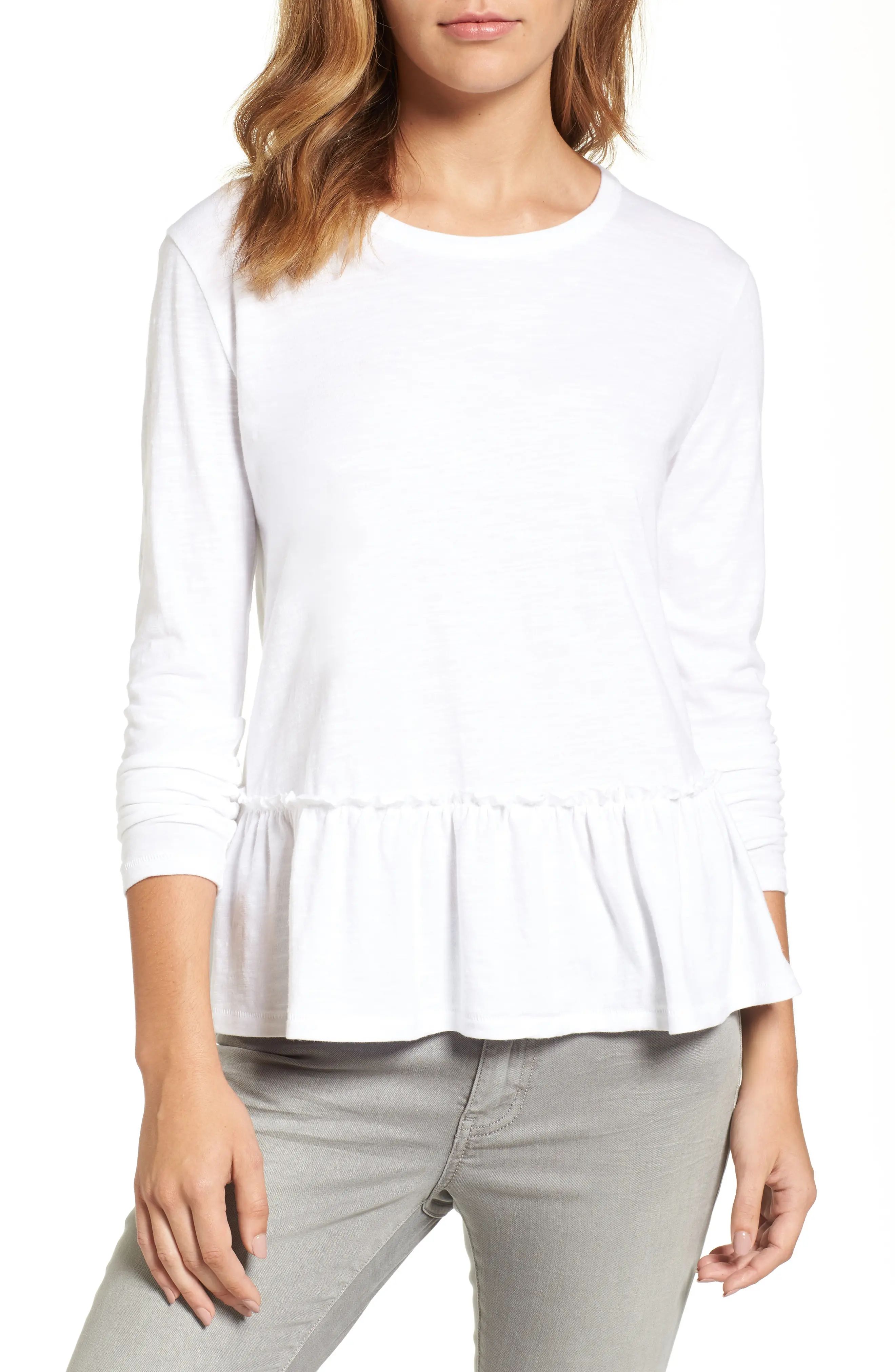 Peplum Tee | Nordstrom