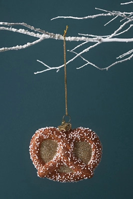 Gold Pretzel Glass Ornament | Anthropologie (US)