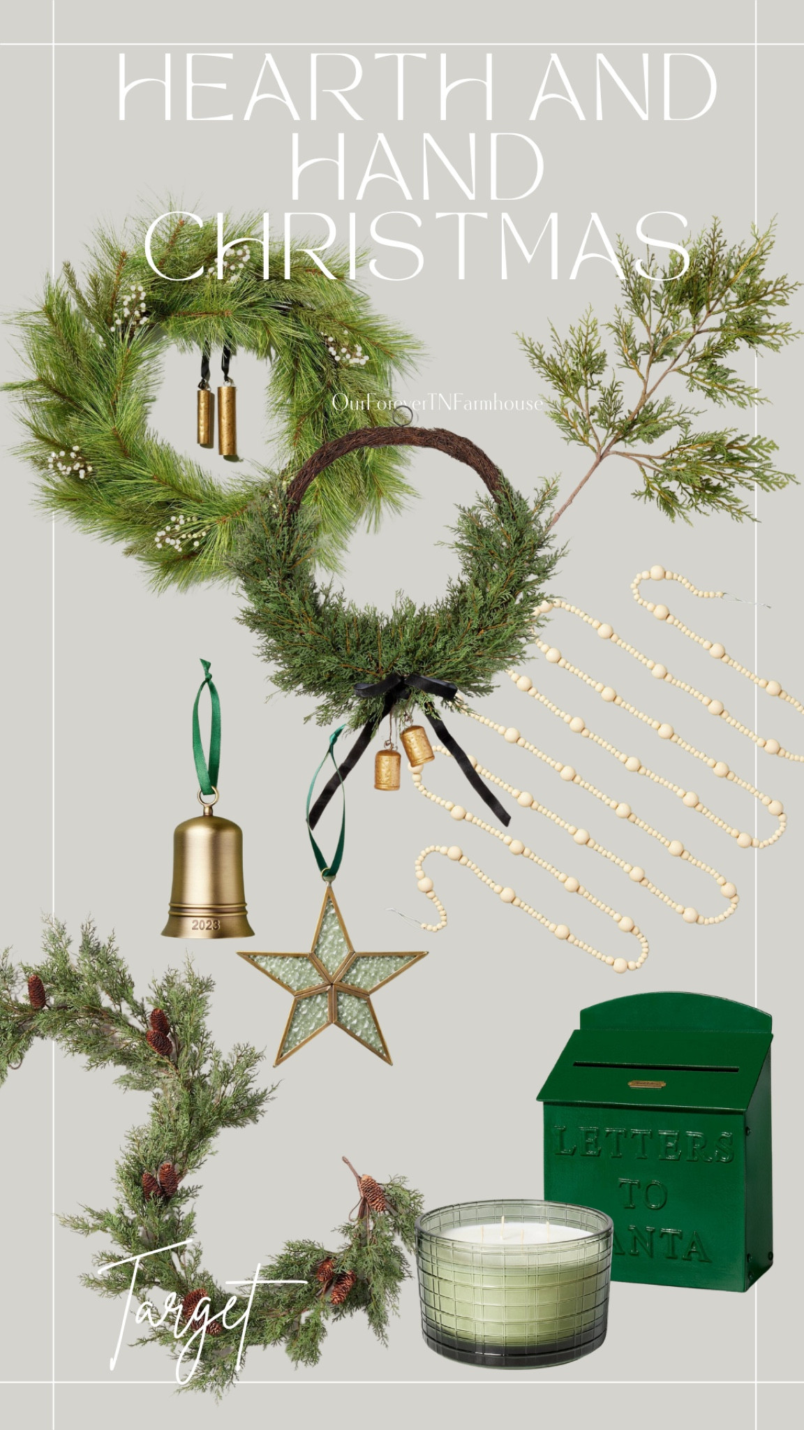 Hearth and hand with magnolia for target. Wreaths, ornaments, Christmas Decour.

#LTKHoliday #LTKSeasonal #LTKhome
