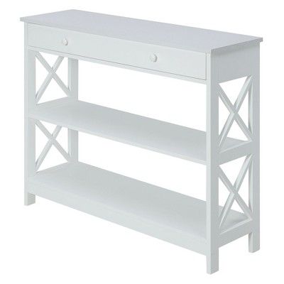 Oxford 1 Drawer Console Table White - Breighton Home | Target