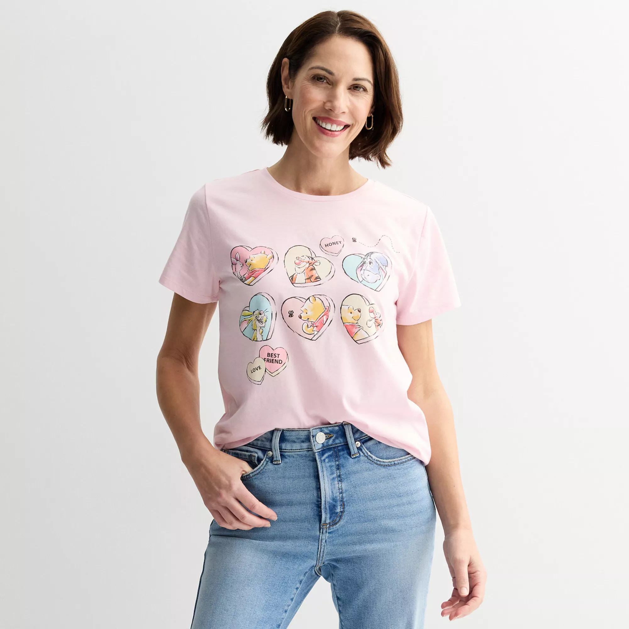 Women's Disney's Pooh & Friends Valentine's Day Graphic Tee | Kohl's