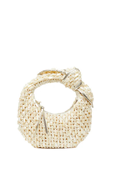 Poolside - The Josie Knot Bag - Pearl Raffia | Sunni Spencer