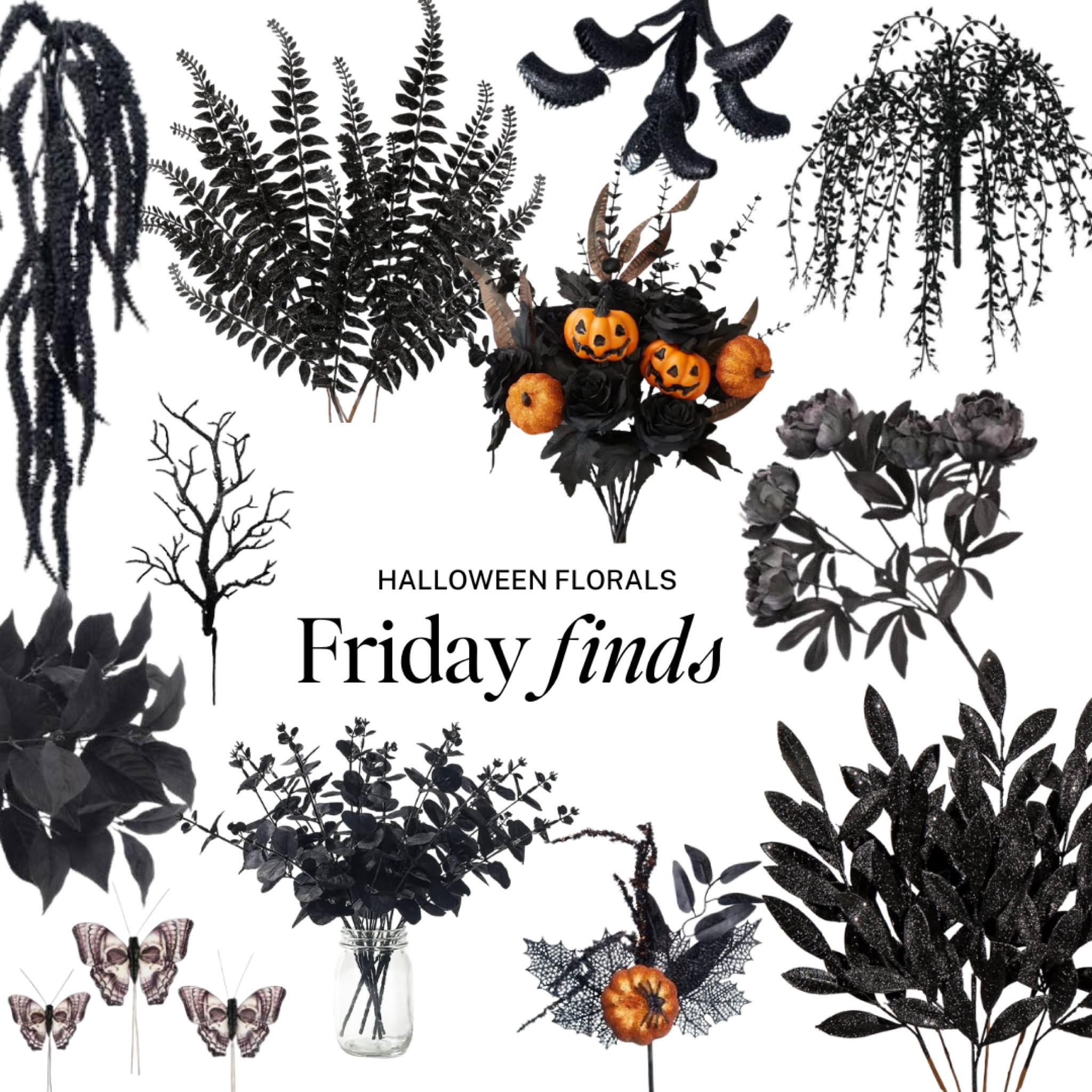 Spooky picks for Halloween. Get the Pottery Barn look for less. 

Easy swap for Halloween, just add faux florals in black. Spooky but not over the top creepy. 

Halloween party, Halloween decor, fall florals, spooky decor, Halloween ideas, luxe for less, Halloween sale



#LTKParties #LTKHome #LTKHalloween
