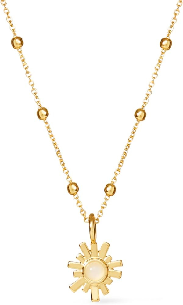 Ana Luisa Gold Necklace and Pendant - 14K Gold Plated Necklace and Pendant Featuring Cubic Zircon... | Amazon (US)