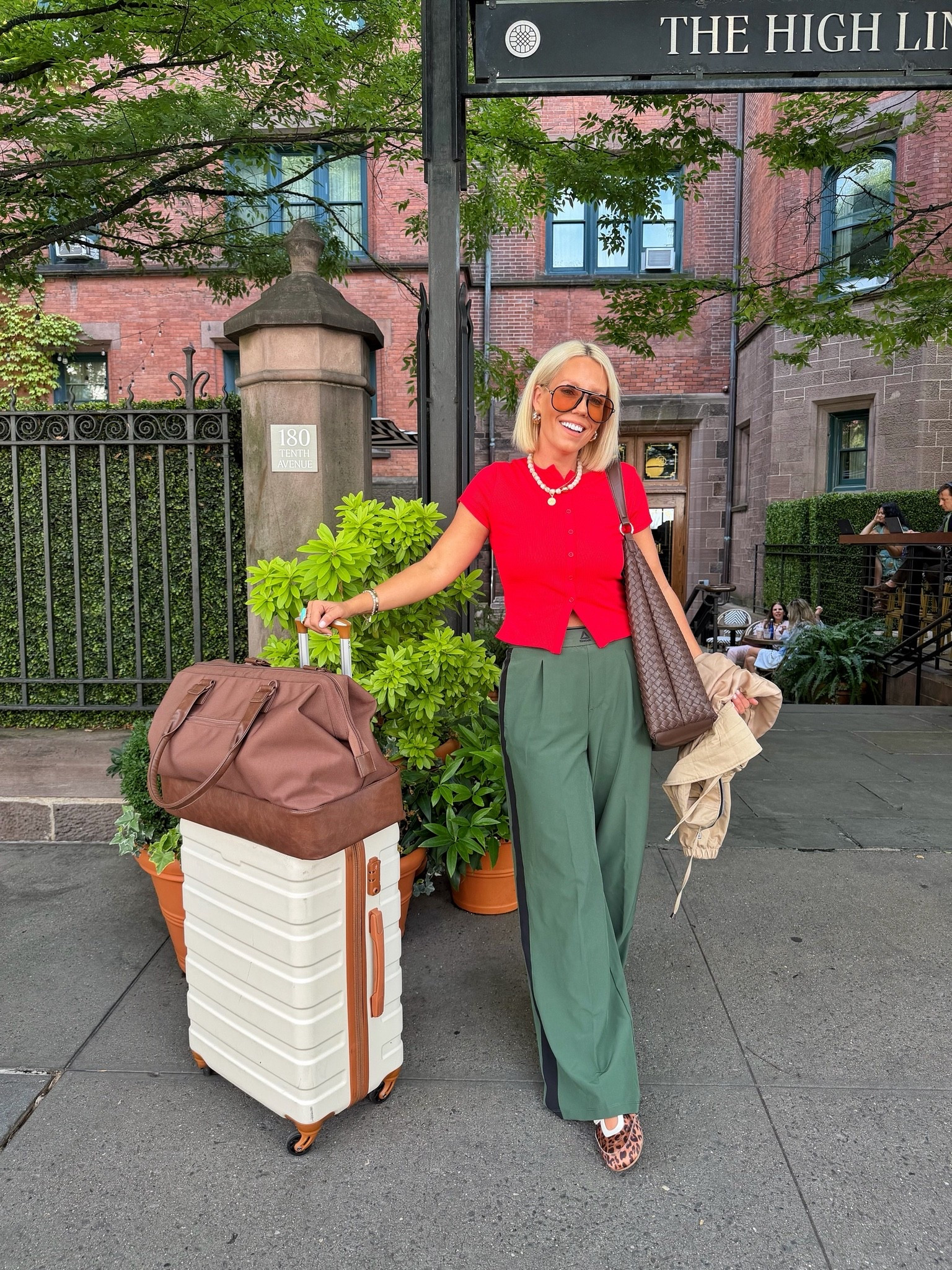 Top medium
Pants small

#LTKNYFW #LTKTravel #LTKSaleAlert